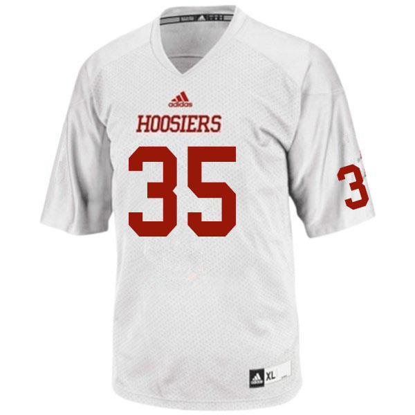 Men #35 DeKaleb Thomas Indiana Hoosiers College Football Jerseys Sale-White